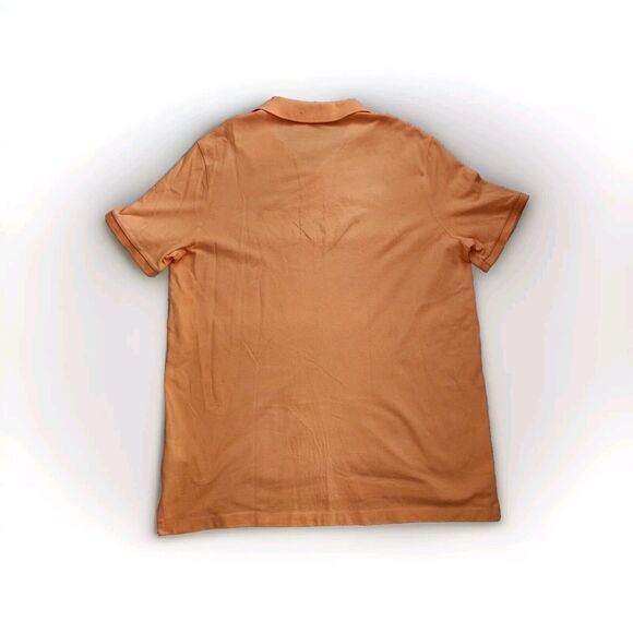 Ralph Lauren Polo Shirt Mens Size Large Orange Casual Short Sleeve Classic Fit - Picture 2 of 6